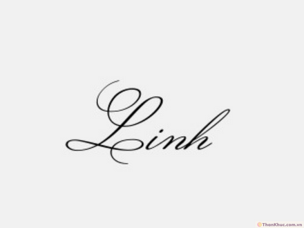 Chữ ký đẹp tên Linh mẫu 2