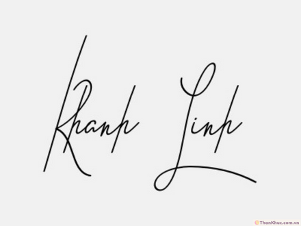 Chữ ký đẹp tên Linh mẫu 20