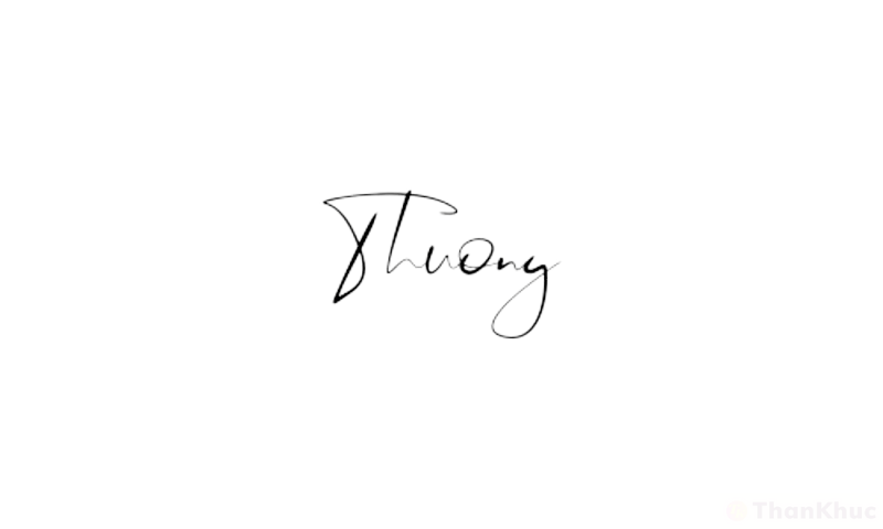Chữ ký tên Hương mẫu 15