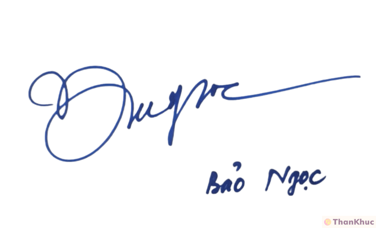 Chữ ký đẹp tên Ngọc mẫu 11