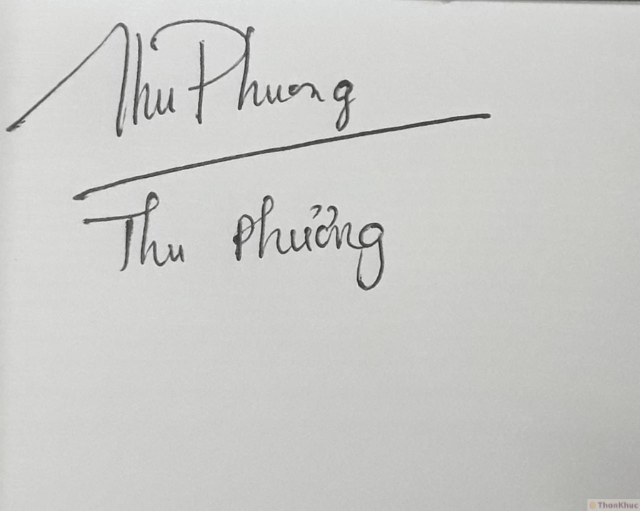Chữ ký tên Phương mẫu 18
