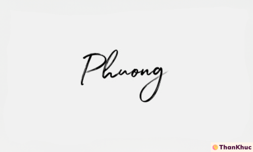 Chữ ký tên Phương mẫu 25
