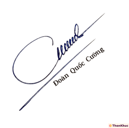 Chữ ký tên Cường - Mẫu 3