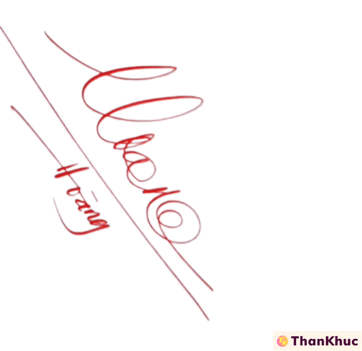Chữ ký tên Hoàng - Mẫu 7