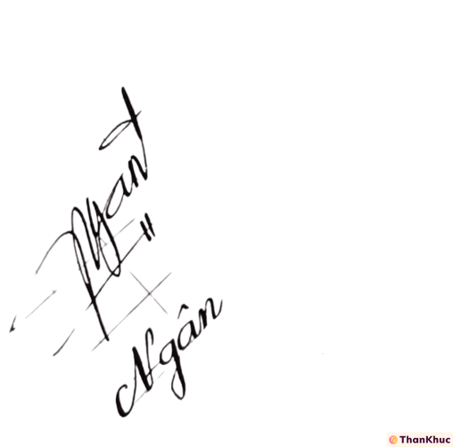 Chữ ký đẹp tên Ngân - Mẫu 14