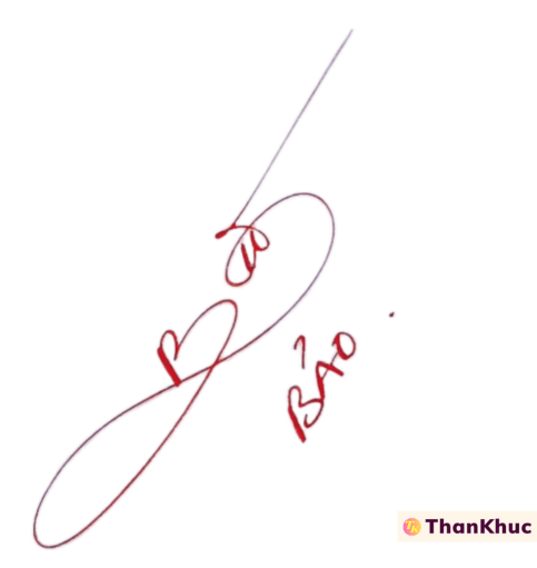 Chữ ký tên Bảo - Mẫu 16