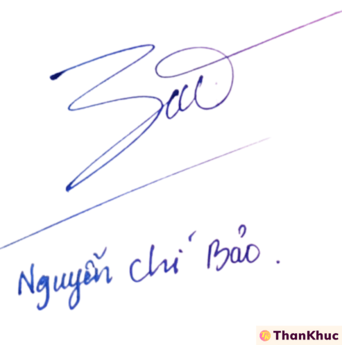 Chữ ký tên Bảo - Mẫu 6