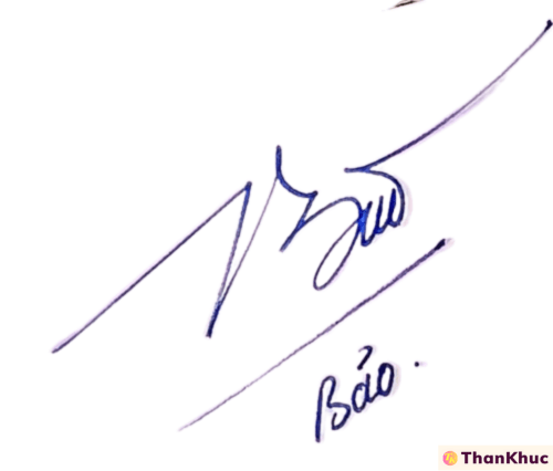 Chữ ký tên Bảo - Mẫu 8