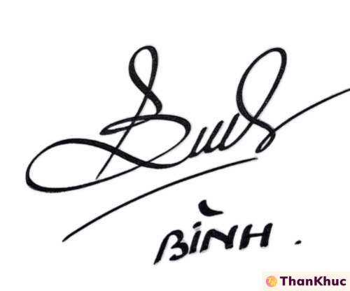 Chữ ký tên Bình - Mẫu 11