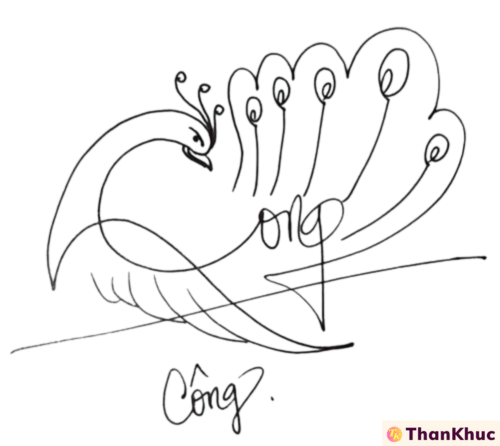 hữ ký tên Công - Mẫu 2