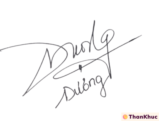 Chữ ký tên Dương - Mẫu 11
