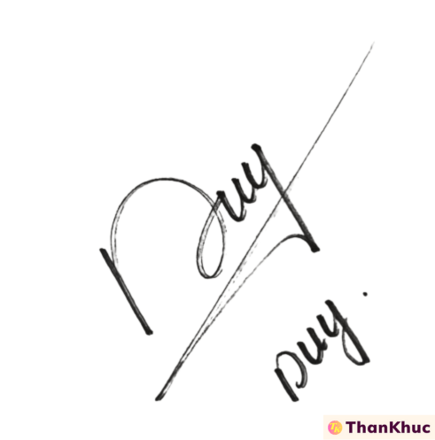 Chữ ký tên Duy - Mẫu 2
