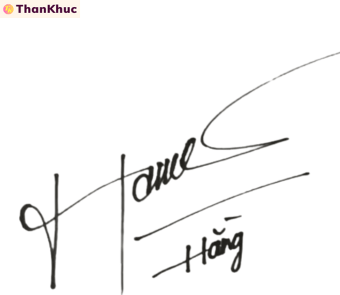 Chữ ký tên Hằng - Mẫu 11