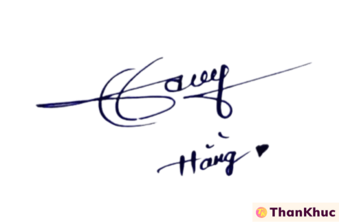 Chữ ký tên Hằng - Mẫu 2