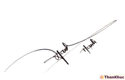 Chữ ký tên Hạnh - Mẫu 4
