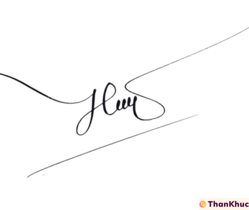 Chữ ký tên Huy - Mẫu 1