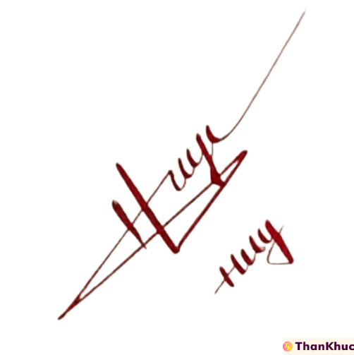 Chữ ký tên Huy - Mẫu 4