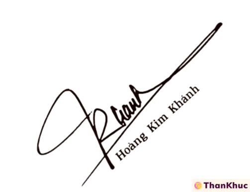 Chữ ký tên Khánh, Khanh mẫu 2