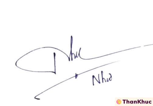 Chữ ký tên Như - Mẫu 5