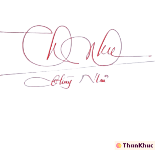 Chữ ký tên Như - Mẫu 6