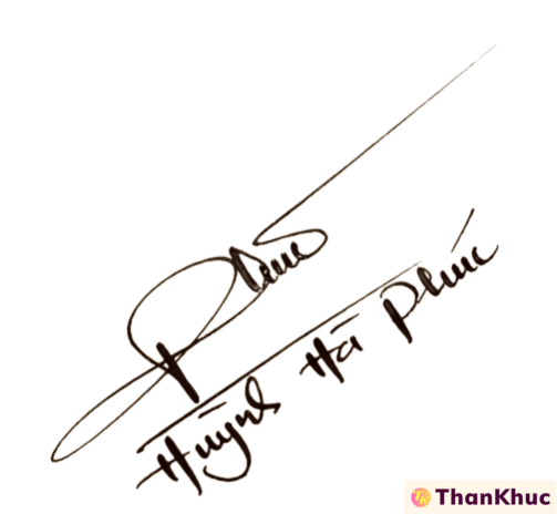 Chữ ký tên Phúc - Mẫu 3
