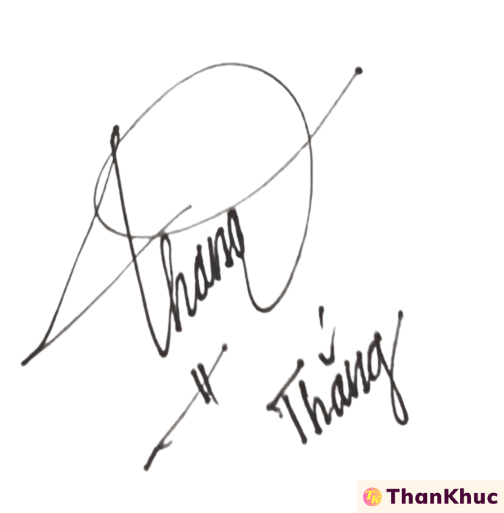 Chữ ký tên Thắng - Mẫu 5