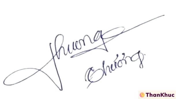 Chữ ký tên Thương - Mẫu 6
