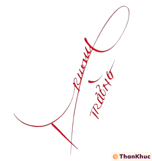 Chữ ký tên Trương, Trường - Mẫu 3