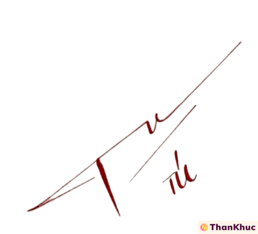 Chữ ký tên Tú - Mẫu 1