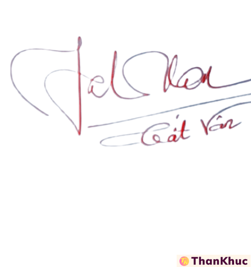 Chữ ký tên Vân - Mẫu 13