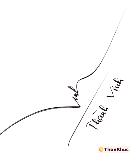Chữ ký tên Vinh - Mẫu 2