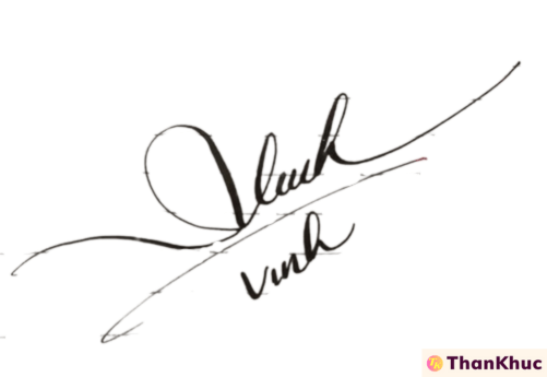 Chữ ký tên Vinh - Mẫu 3