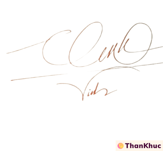 Chữ ký tên Vinh - Mẫu 7