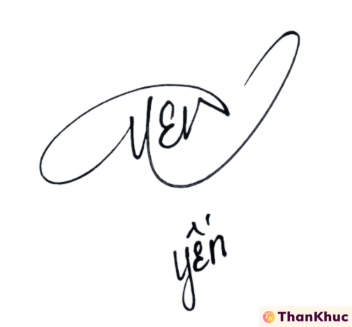 Chữ ký tên Yến - Mẫu 11