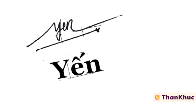 Chữ ký tên Yến - Mẫu 12