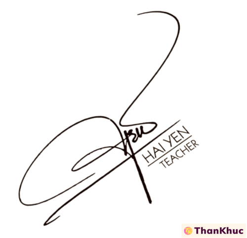 Chữ ký tên Yến - Mẫu 8
