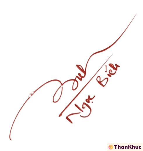 Chữ ký tên Bích - Mẫu 3