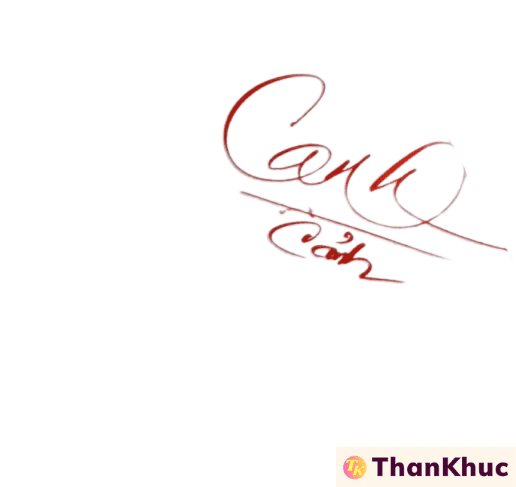 Chữ ký tên Cảnh - Mẫu 3