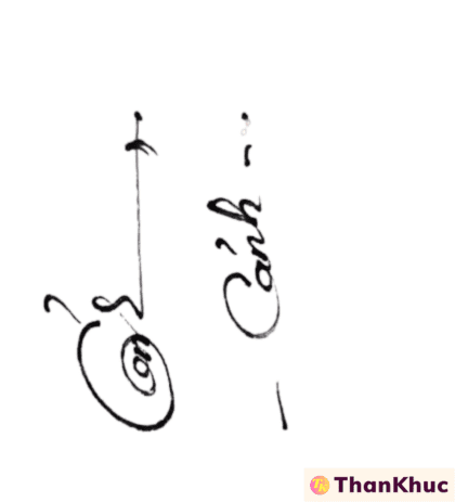 Chữ ký tên Cảnh - Mẫu 4