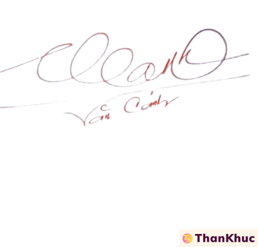 Chữ ký tên Cảnh - Mẫu 9