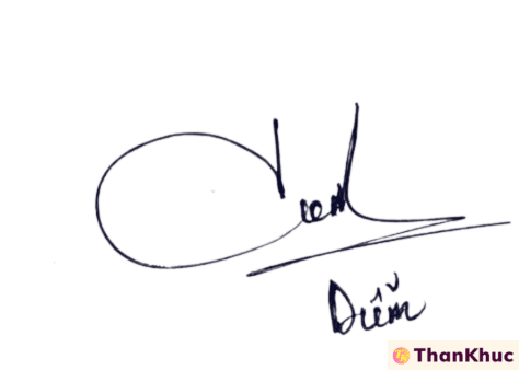 Chữ ký tên Diễm - Mẫu 7