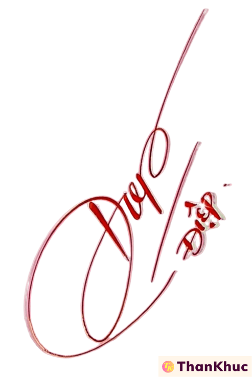 Chữ ký tên Diệp, Điệp - Mẫu 1