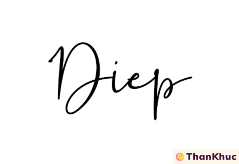 Chữ ký tên Diệp, Điệp - Mẫu 9