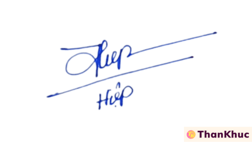 Chữ ký tên Hiệp - Mẫu 5