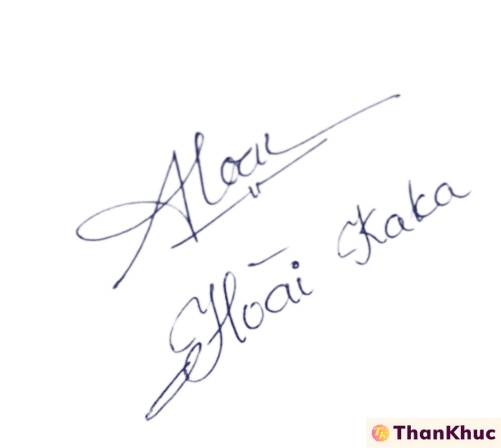 Chữ ký tên Hoài - Mẫu 8