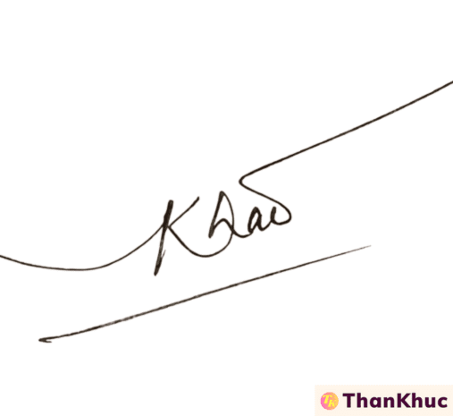 Chữ ký tên Khải - Mẫu 1