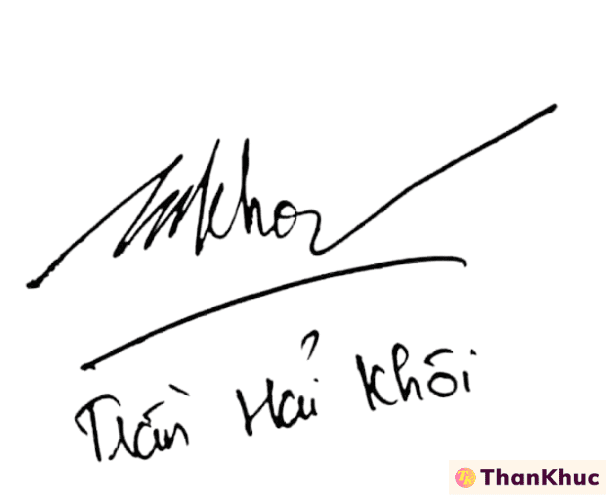 Chữ ký tên Khôi - Mẫu 12