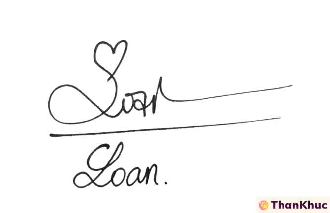 Chữ ký tên Loan - Mẫu 13