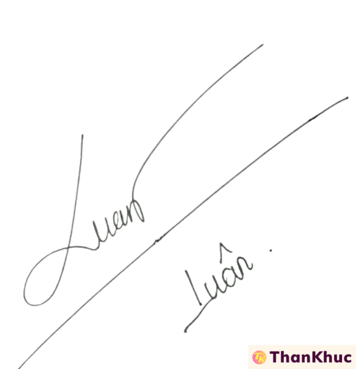 Chữ ký tên Luân - Mẫu 11