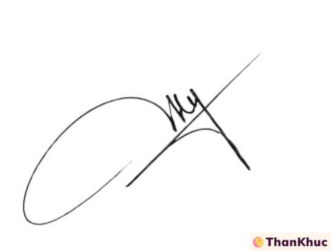 Chữ ký tên My, Mỹ - Mẫu 3